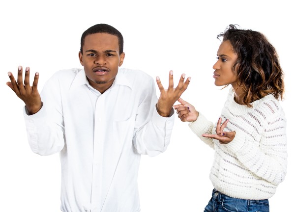 African American Couple Fighting 600x432