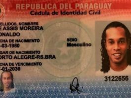 ronaldinyos fake passport
