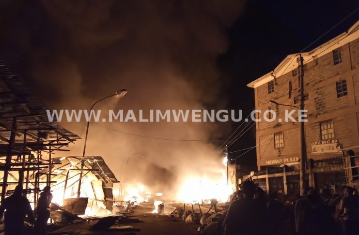 Gikomba market in flames