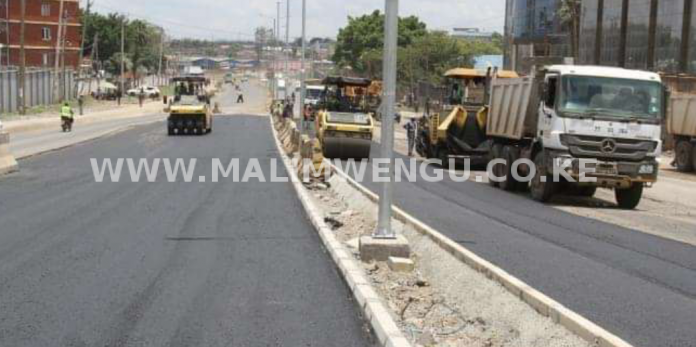 section of Likoni Road