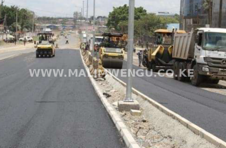 section of Likoni Road