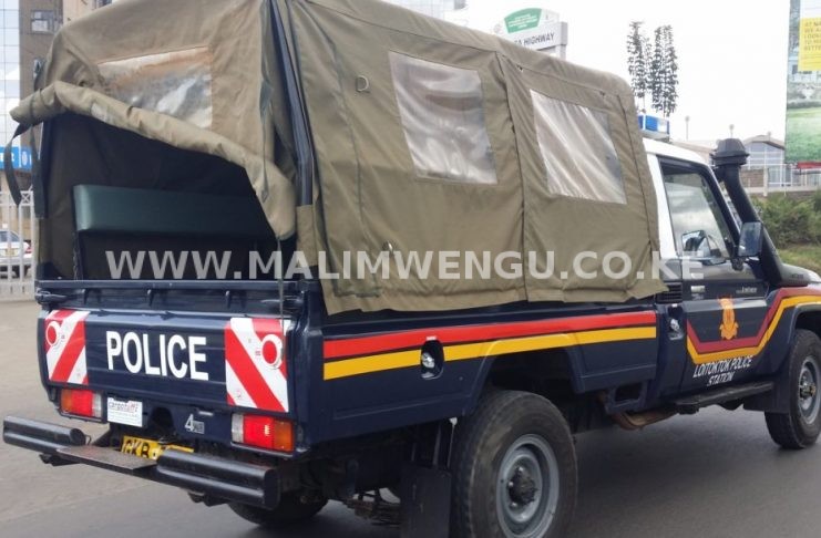 Kenya Police Vehicle x