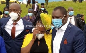 Nyamira Governors Wife in yellow Mourning