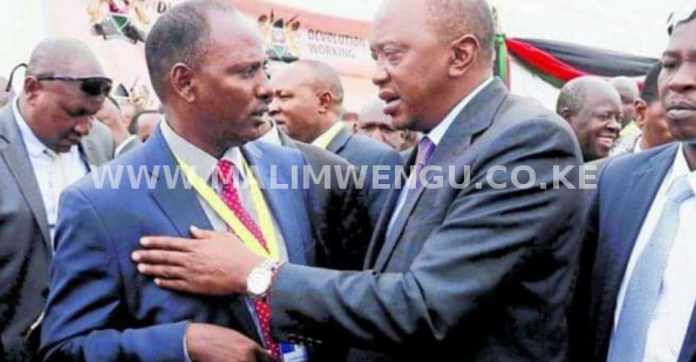 National Treasury CS Ukur Yattan and President Uhuru Kenyatta in a previous event