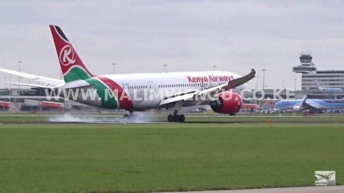 Kenya airways plane
