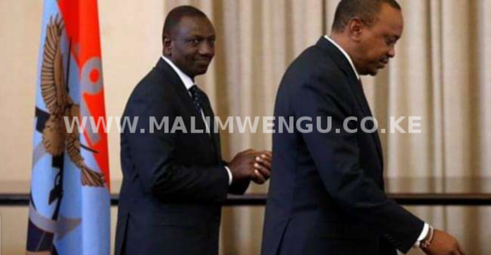 DP William Ruto and President Uhuru Kenyatta at a past event