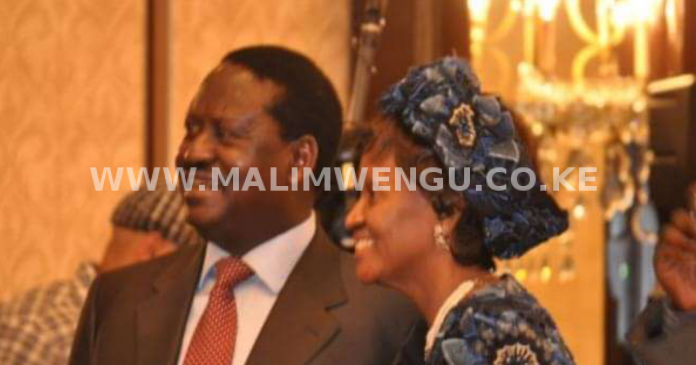 Former prime minister Raila Odinga and his sister Dr. Akinyi Wenwa