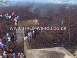 Goma Residents around the affected area
