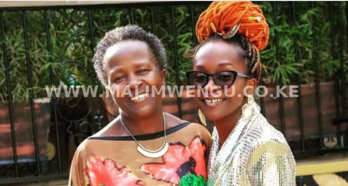 Anne Kansiime and her mother